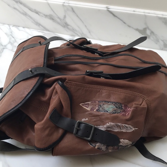 Free People Leather Backpack - Picture 3 of 11